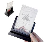 Galton Board, Experiment Model Dalton Board with Bell Curve, Probability Demonstration Model, Size: 12 * 12 * 17cm, Inspire Curiosity and Enhance Learning, for Random Distribution