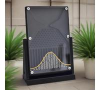 Galton Board Experiment Model - Desk Top Device for Statistical Demonstration, Bell Curve Representation, Effective Learning Tool for Physics and Random Distribution