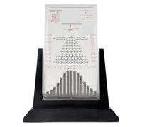 Galton Board for Desk, Physical Experiment Model, Dalton Board with Bell Curve, Demonstration of Effective Statistical Laws, Teaching Instrument for Physics Laboratory