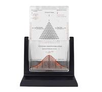 Galton Board For The Desk, 12.2 × 9 In Galton Board Desk Toy, Physics Lab Teaching Model, Statistical Demonstration Tool, With Bell Curve, For Random Distribution, Statistical Laws