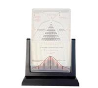 Galton Board for The Desk, Probability Demonstration Model with Bell Curve, Physics Lab Teaching Tool, Effective Statistical Law, for Probability Education Random Distribution