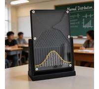 Galton Board, Mathematical Model of Dalton Board Normal Distribution Probability Demonstration Model Teaching Aid for Physical Experiments with Bell Curve for Educators and Students