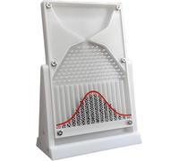 Galton Board, Normal Distribution Mathematical Model, Physics Lab Teaching Tool Dalton Board, Statistics and Probability Teaching Demonstration, 12 * 18cm, Enhance Learning, for Educator(White)
