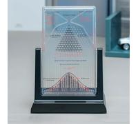 Galton Board Normal Distribution Template | Effective Statistical Demonstration Tool for Physics Education & Learning | Intuitive Teaching Aid for Classrooms