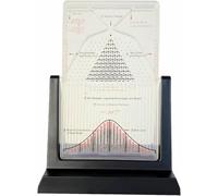 Galton Board Physics Demonstration Model - Bell Curve Statistical Law Experiment Tool for Educational Labs