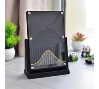 Galton Board Physics Experiment Model, Normal Distribution Demonstration, 12x18cm Educational Tool for School Laboratory Teaching and Statistical Law Exploration