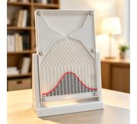 Galton Board Probability Demonstration Model, 12 X 18 Cm Bell Curve Normal Distribution Statistical Law Experiment Tool, Physics Math Lab Teaching Demonstrator For School Educators Students