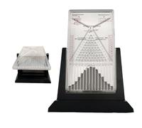 Galton Board Probability Demonstration Model for Classroom & Homeschool Learning - Bell Curve Educational Tool (6.7 Inch) for Math and Statistics Teaching