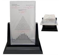 Galton Board Probability Demonstration Model - Visualize Bell Curve & Statistical Law, Physics Lab Teaching Tool for School and Home Education