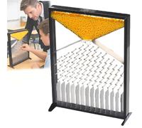 Galton Board Probability Demonstration Tool - Hands-On Learning with Durable Acrylic for Gaussian Distribution & Statistics in Math Classroom & Home Study