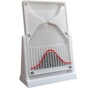 Galton Board Probability Demonstrator 12×18cm, Normal Distribution Mathematical Model Physics Lab Tool With Bell Curve For Educators