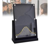 Galton Board Probability Model, 12 x 18 cm Normal Distribution Demonstrator for Statistics Learning Kit, Math Education & Physics Lab Aid