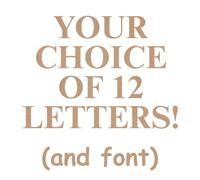 Galtopia 12x Personalised Wooden MDF Letters - 8cm Tall - Custom Name & Phrase Bundle - Premium Laser Cut Alphabet for Nursery Wall Decor, Toy Boxes & Crafts - Smooth Finish, Ready to Paint