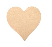 Galtopia - 15cm MDF Hearts Wooden Cut Out Craft Shape, Embellishments (15cm / 150mm) Approx 6 inches - Pack of 5