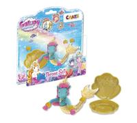 Galupy Mermaid Throne Playset with Unicorn Figure, Mermaid Tail, Shell Throne and Bracelets - Collectible Girls Toy Suitable for Children Age 3+ - Unicorn Gift Idea