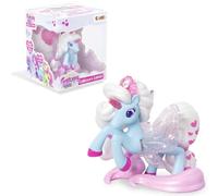 Galupy Rainbow Unicorn Collector Edition Figure with Glitter Wings and Swarovski Crystal - Fantasy Horse Toy for Girls Age 3+, Princess Style Collectable for Birthday and Playtime