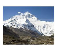 Galuzzi Mount Everest North Face Mountain Photo Large Wall Art Poster Print Thick Paper 18X24 Inch