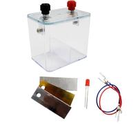 Galvanic Cell Experiment Kit - Battery Simulation Device With Copper/Iron/Zinc Electrodes, Chemistry Lab Equipment For Redox Reaction Demonstration