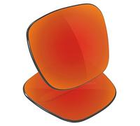 Galvanic Replacement Lenses for Ray-Ban Meta Wayfarer RW4006 & Gen 2 RW4012 50mm Smart Glasses-Transition, Easy to Install - Fire Red Mirrored