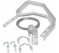 Galvanised 13.5" Chimney Lashing Bracket Kit Tv Aerial Satellite Mast Pole Roof