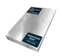 Galvanised Coated Mild Steel Sheet Metal Plate 2mm Thick Cut To Size Fabrication Roofing (300mm x 400mm)