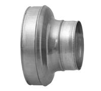 Galvanised Ducting Metal Concentric Pressed Short Reducer 200mm to 125mm