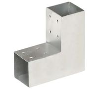 Post Connectors 4 pcs Y Shape Galvanised Metal 81x81 mm