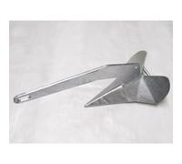 Galvanised Fixed Plough Anchor 10KG (Yacht Boat HDG Non-Hinged Sea)