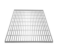 Galvanised Grating Floor Forge Walkway Mesh Floor Panel Grid Drainage Gutter Vent Heavy Duty Weatherproof Steel Zinc Coated 800mm x 800mm x 30mm 4mm Metal Thickness 640kg Load Capacity