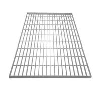 Galvanised Grating Floor Forge Walkway Mesh Floor Panel Grid Drainage Gutter Vent Heavy Duty Weatherproof Steel Zinc Coated 1000mm x 700mm x 30mm 4mm Metal Thickness 700kg Load Capacity