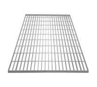 Galvanised Grating Floor Forge Walkway Mesh Floor Panel Grid Drainage Gutter Vent Heavy Duty Weatherproof Steel Zinc Coated 1000mm x 800mm x 30mm 4mm Metal Thickness 800kg Load Capacity