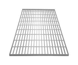 Galvanised Grating Floor Forge Walkway Mesh Floor Panel Grid Drainage Gutter Vent Heavy Duty Weatherproof Steel Zinc Coated 1000mm x 700mm x 30mm 4mm Metal Thickness 700kg Load Capacity