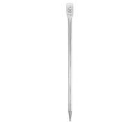 Galvanised Iron Electric Fence Ground Rod 29.7 CM Silver | Earthing stake for livestock farms and home backup systems, conductive pin with rapid response, outdoor use and protection