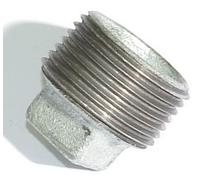 GALVANISED MALLEABLE IRON BSP PLUG 1" (ONE INCH)