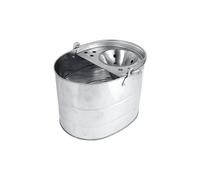 Galvanised Metal Mop Bucket With Wringer 16L Metal Bucket Durable Mop