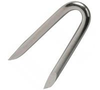 Galvanised Netting Staple U Nails, Heavy Duty U Shaped Wire Tacks for Fencing & Mesh, Durable Fence Pin Staples for Wood Posts Pack of: 300 Size: 30mm x 3.0