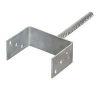 Galvanised Post Anchor 14 x 6 x 30 cm Y-shaped Pack of 6 Ground Spike Ground Spike Fence Anchor Post Anchor for Garden Patio Foundation Support Bracket