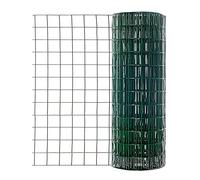 Galvanised PVC Coated Hexagonal Chicken Wire Netting Mesh Net Green Rabbit Aviary Fence 25m & 50m Rolls (50mm Hole x 0.9mm Wire - 0.6m*50m Roll)