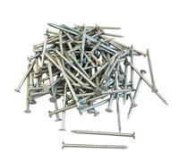Galvanised Round Wire Nails 65 x 3.35mm, Corrosion Resistant Steel Timber Fixing Nails for First Fix Construction, Woodworking, Framing & General Building Applications, 500g Pack