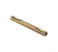 Galvanised Square Spindle 8mm for Door For Handles, Solid Iron Fixing Pin with Notched Push Design, Adjustable 85-130mm Length, Secure Replacement Part for Worn(95mm)