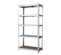Galvanised Standard 180X90X40Cm 5-Tier Boltless Garage Shelving