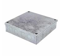 Galvanised Steel 4x4x2" Knockout Adaptable Box