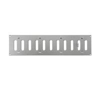 Galvanised Steel Air Vent Grille/ 400mm x 100mm/ with Shutter Flat Duct Cover/Wall Grille/Door Grille/Ceiling Grille