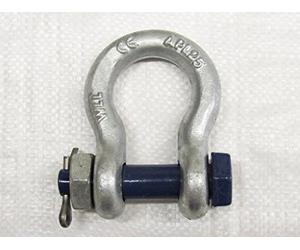 Galvanised Steel Bow Shackle with Safety Screw Pin 4.75T (Lifting Towing)