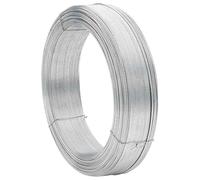 Galvanised Steel Fence Binding Wire 3.8 mm Diameter 250 m Length for Fence Construction, Post Fixing and Garden Gate Repair with High Stability and Rustproof Surface