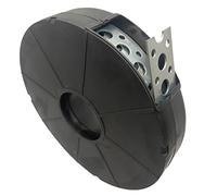 Galvanised Steel Fixing Strap with Holes, 25mm x 10m Heavy Duty Metal Band