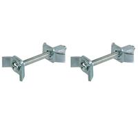 Galvanised Steel Kitchen Worktop Connector Bolt Clamp - 2 x 150mm