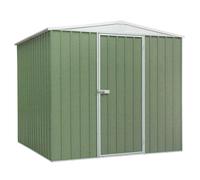 Sealey DG115 Dellonda Galvanised Steel Metal Garden/Outdoor/Storage Shed 7.5Ft X 7.5Ft Apex Style Roof - Green - Dg115