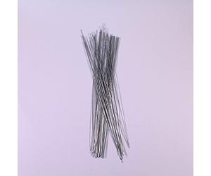 Galvanised Steel Silver Florist Wire Flexible for Modelling 30cm Long 75g Pack of 50 by BCreative ®