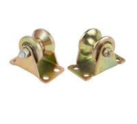 Galvanised Steel T Pulley Set V-Type,and U-Type 32mm Double Ball Bearing,for Ropes 1-8mm Safe,Load 50kg 200kg for Sliding Doors Winches Lifting